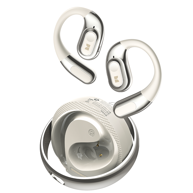 Handsfree Bluetooth Monster AC330 AI Translation, TWS, Alb