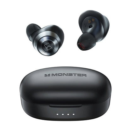 Handsfree Bluetooth Monster Achieve 100 AirLinks, TWS, Negru