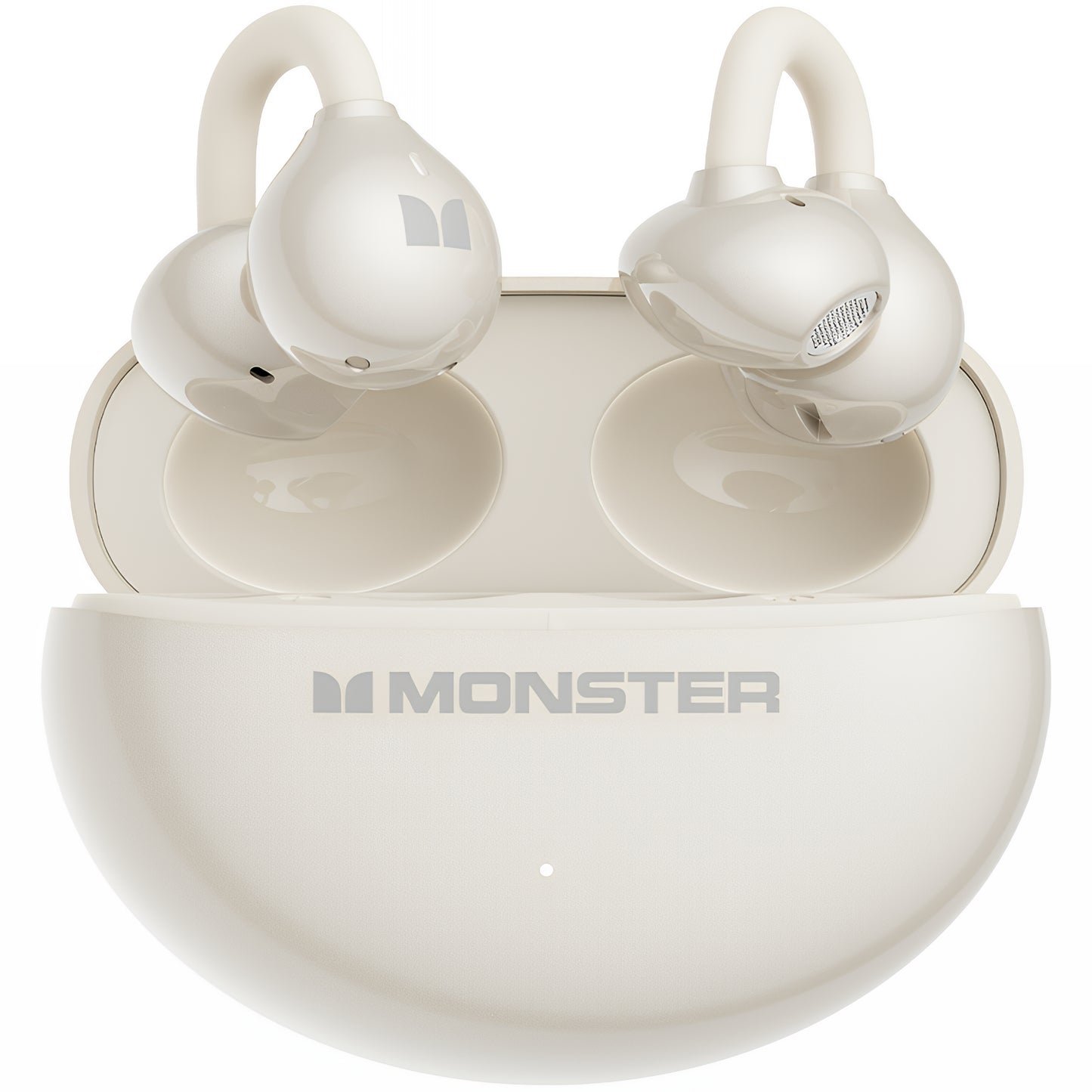 Handsfree Bluetooth Monster AirClip AC200, TWS, Crem Deschis