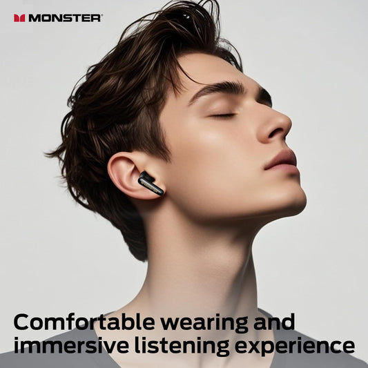 Handsfree Bluetooth Monster Clarity 200, TWS, ANC, Negru