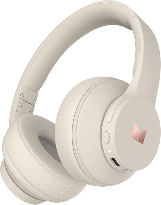 Handsfree Bluetooth Monster Mission 100, MultiPoint, A2DP, ANC, Alb
