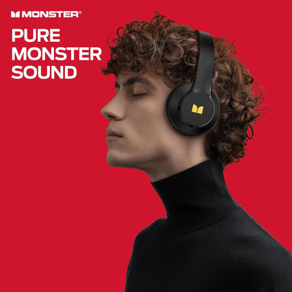 Handsfree Bluetooth Monster Mission 100, MultiPoint, A2DP, ANC, Negru