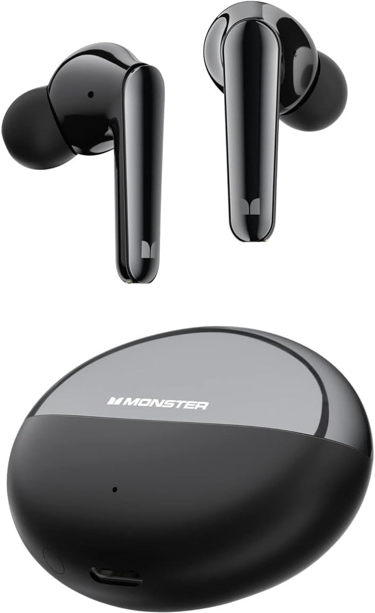Handsfree Bluetooth Monster N-Lite 203 AirLinks, TWS, Negru