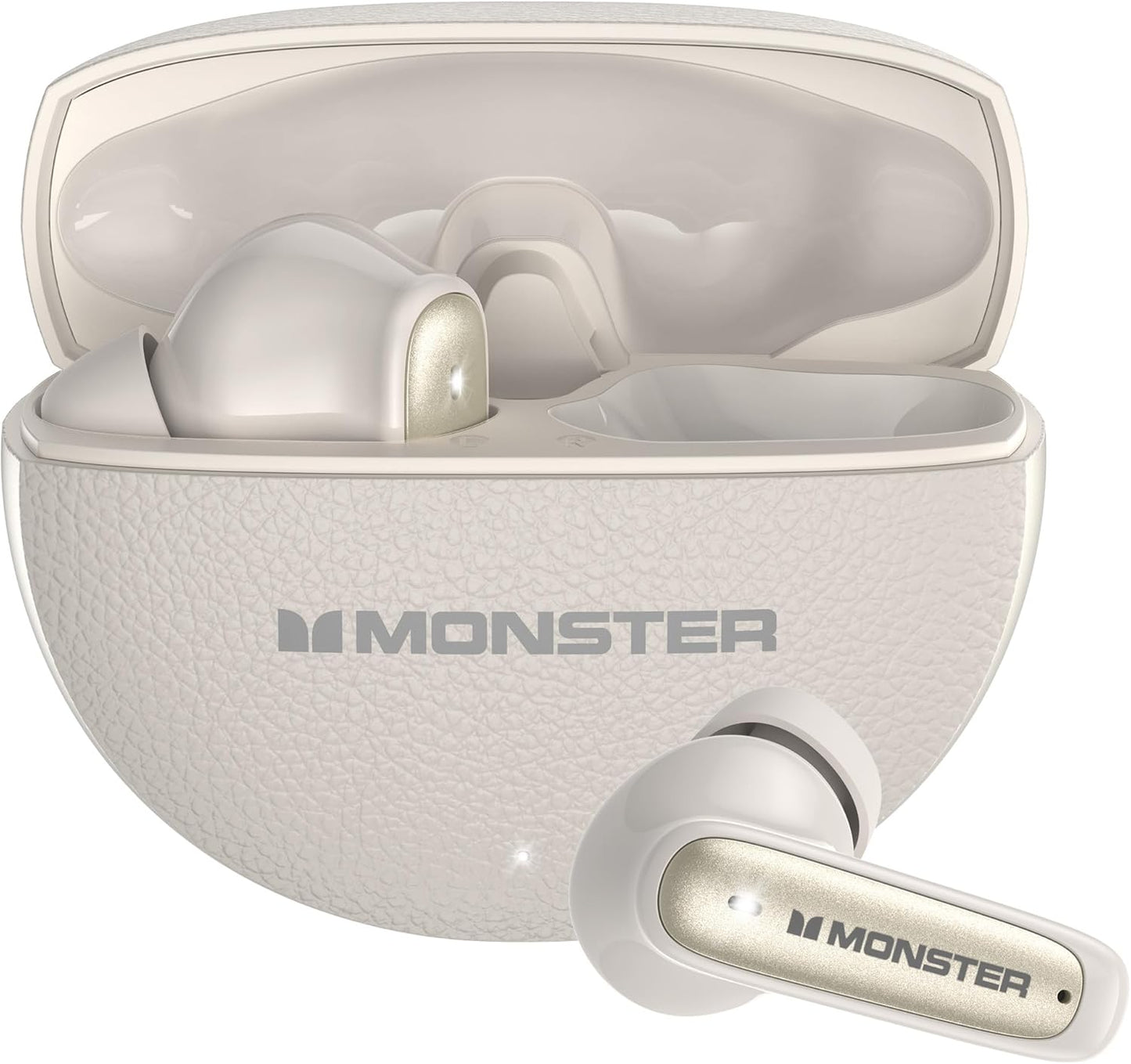 Handsfree Bluetooth Monster N-Lite 310, TWS, Crem Deschis