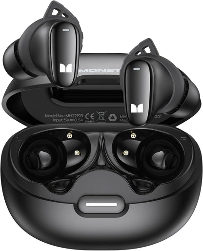 Handsfree Bluetooth Monster N-Lite 206, TWS, Negru