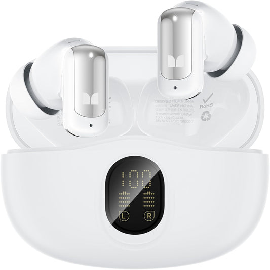 Handsfree Bluetooth Monster N-Lite 217, TWS, Alb