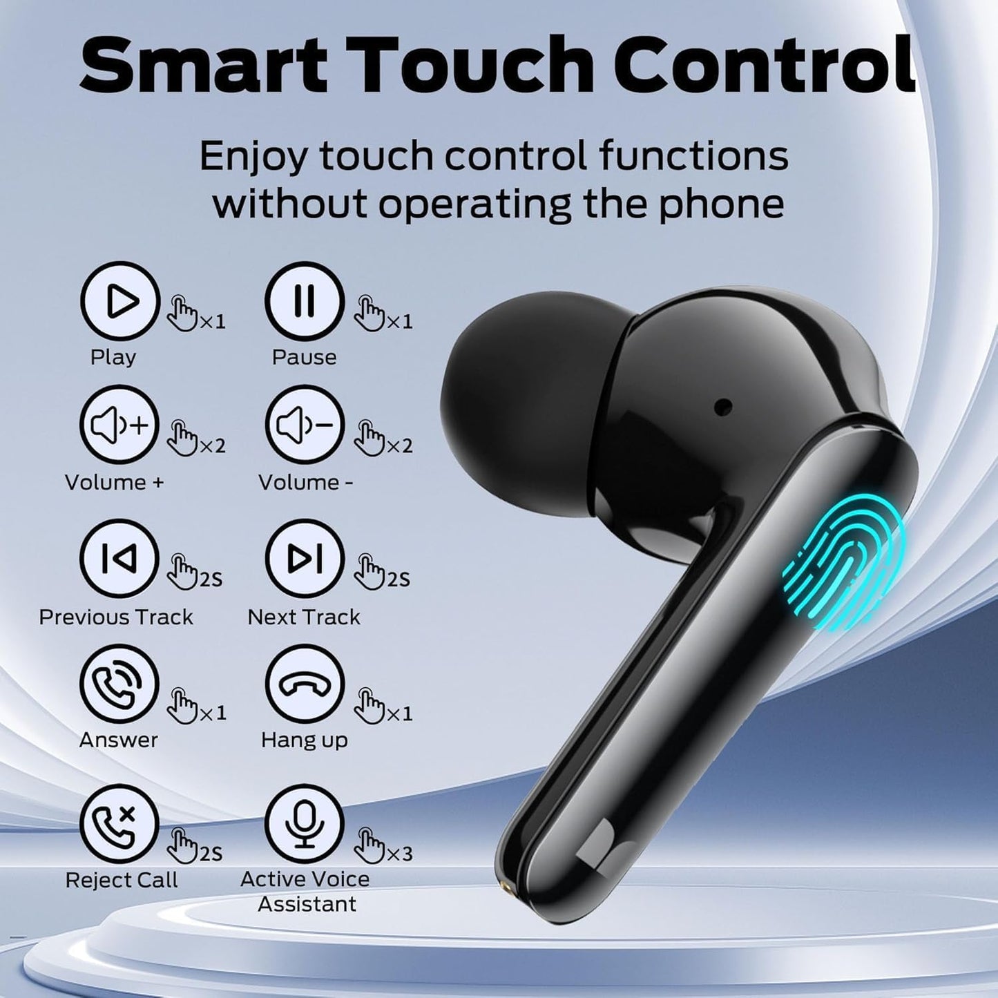 Handsfree Bluetooth Monster N-Lite 203 AirLinks, TWS, Negru