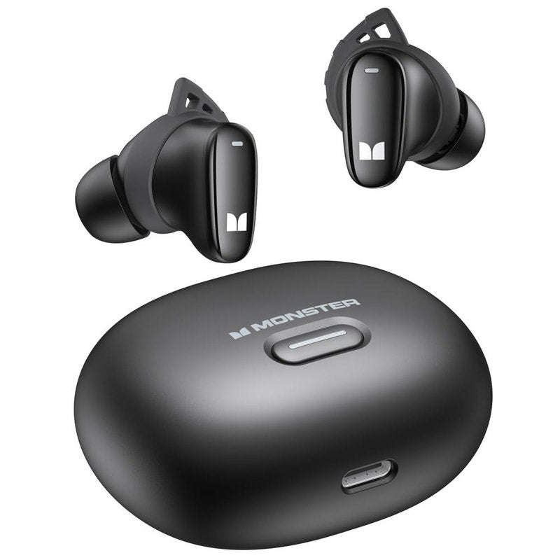 Handsfree Bluetooth Monster N-Lite 206, TWS, Negru