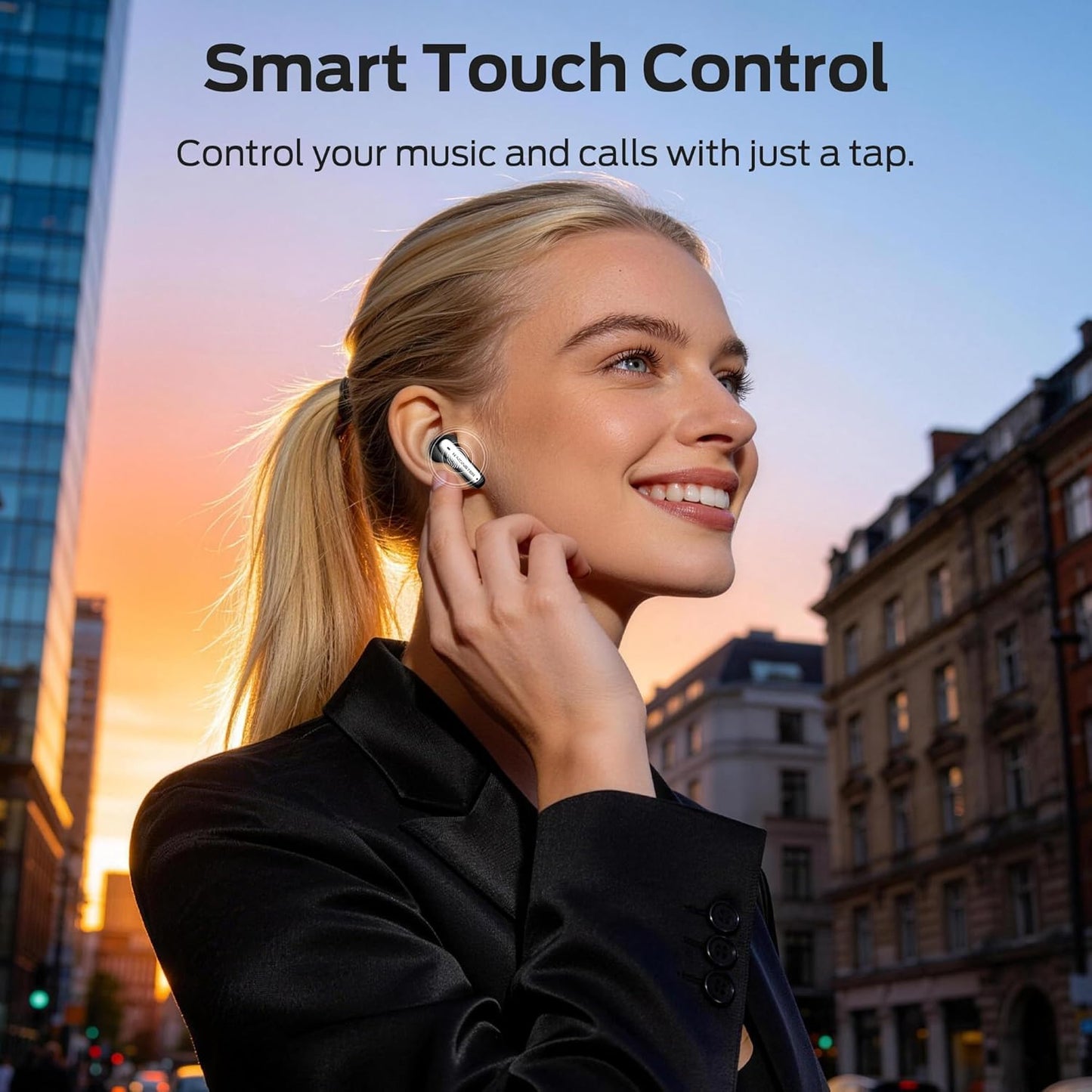 Handsfree Bluetooth Monster N-Lite 310, TWS, Negru