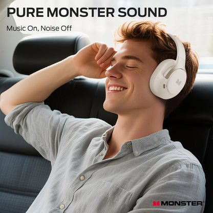 Handsfree Bluetooth Monster Persona 5th, MultiPoint, A2DP, ANC, Alb