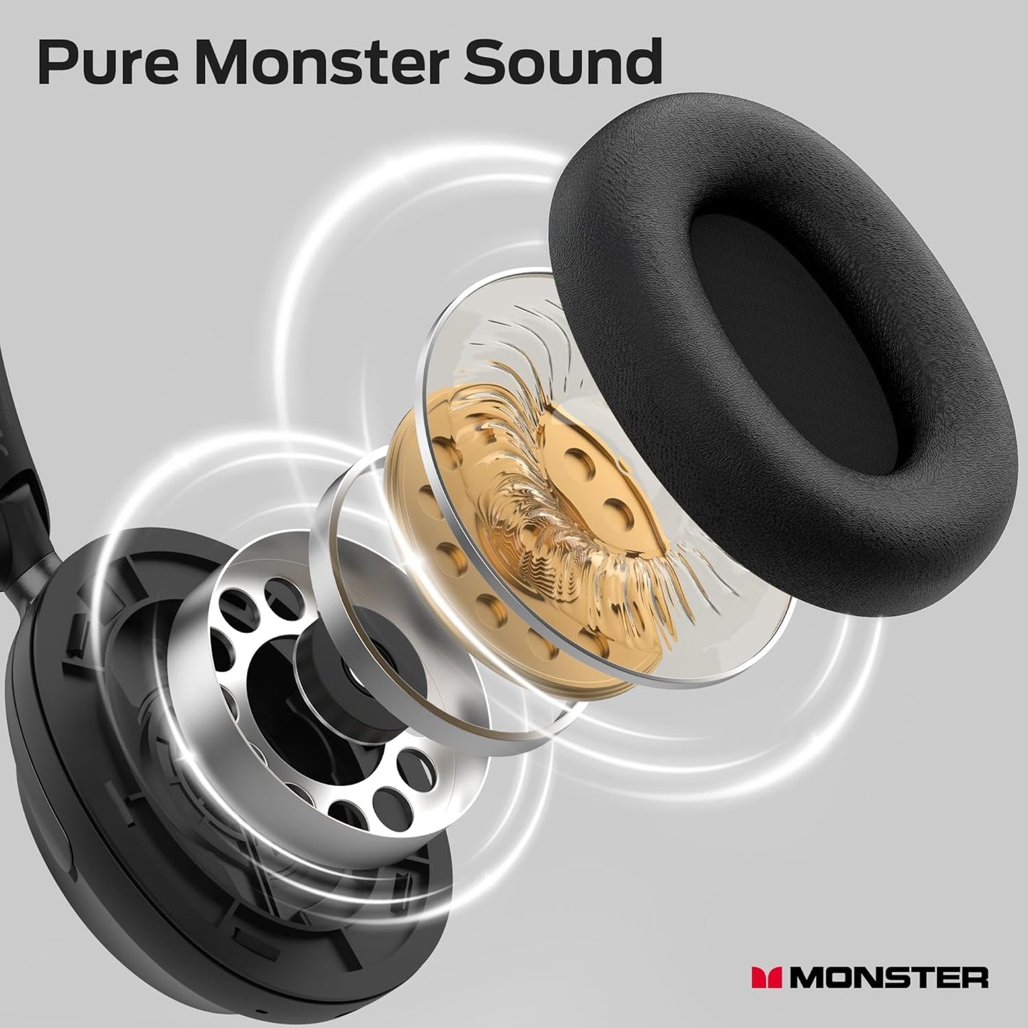Handsfree Bluetooth Monster Persona 3rd, MultiPoint, A2DP, ANC, Negru