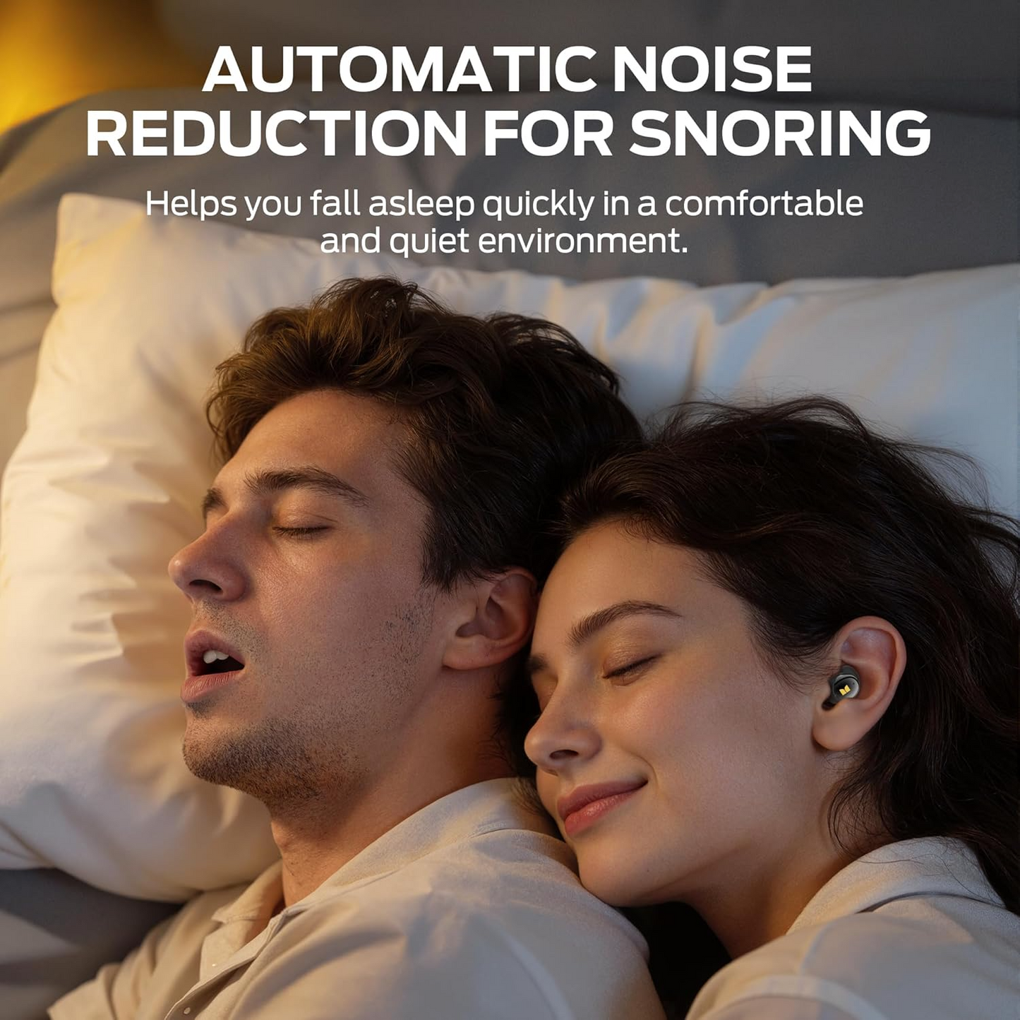 Handsfree Bluetooth Monster Sleep Ear200, TWS, ANC, Negru