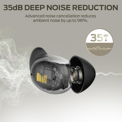 Handsfree Bluetooth Monster Sleep Ear200, TWS, ANC, Negru
