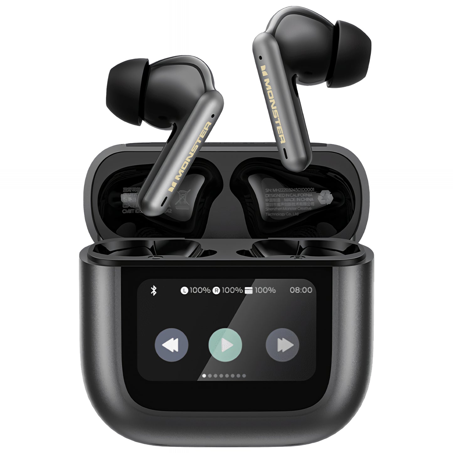 Handsfree Bluetooth Monster TH300, TWS, Negru