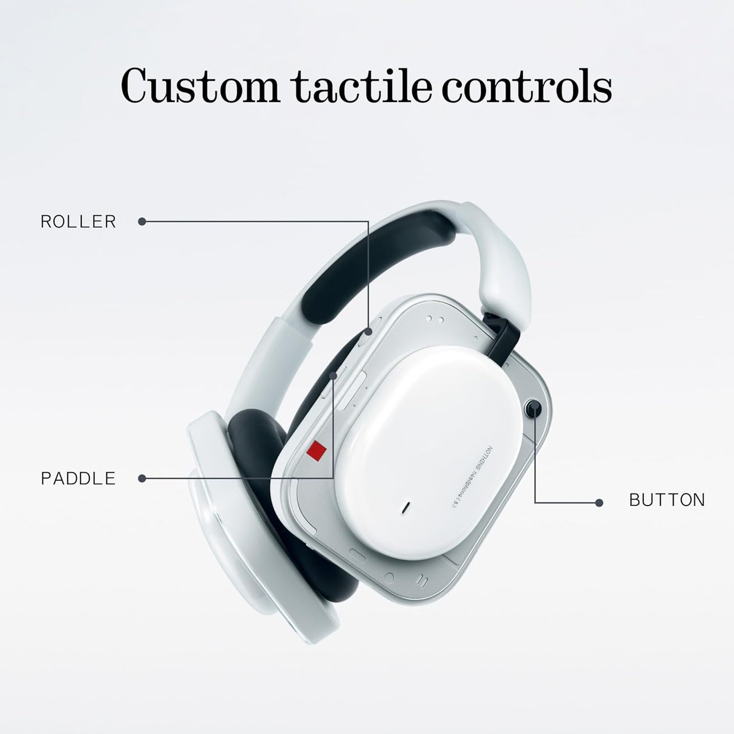 Handsfree Bluetooth Nothing Headphone (a), MultiPoint, A2DP, ANC, Negru