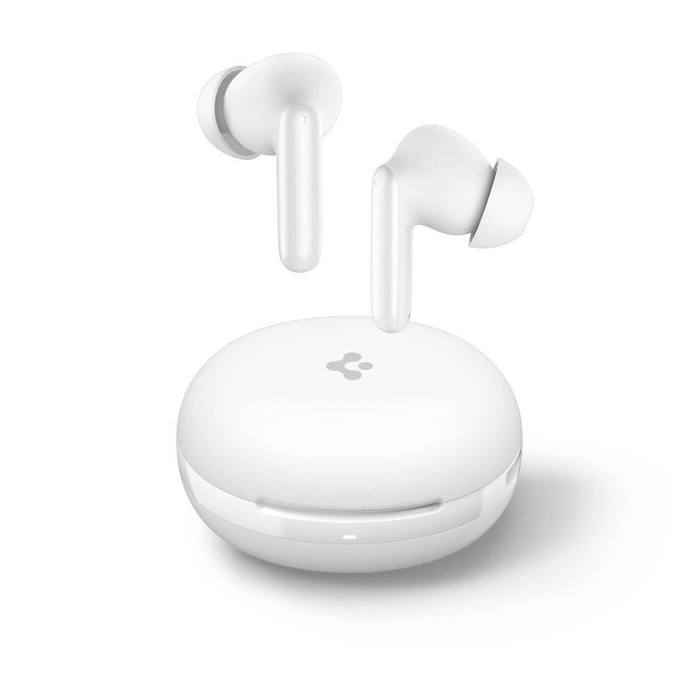 Handsfree Bluetooth Spigen SA2400, TWS, ANC, Alb