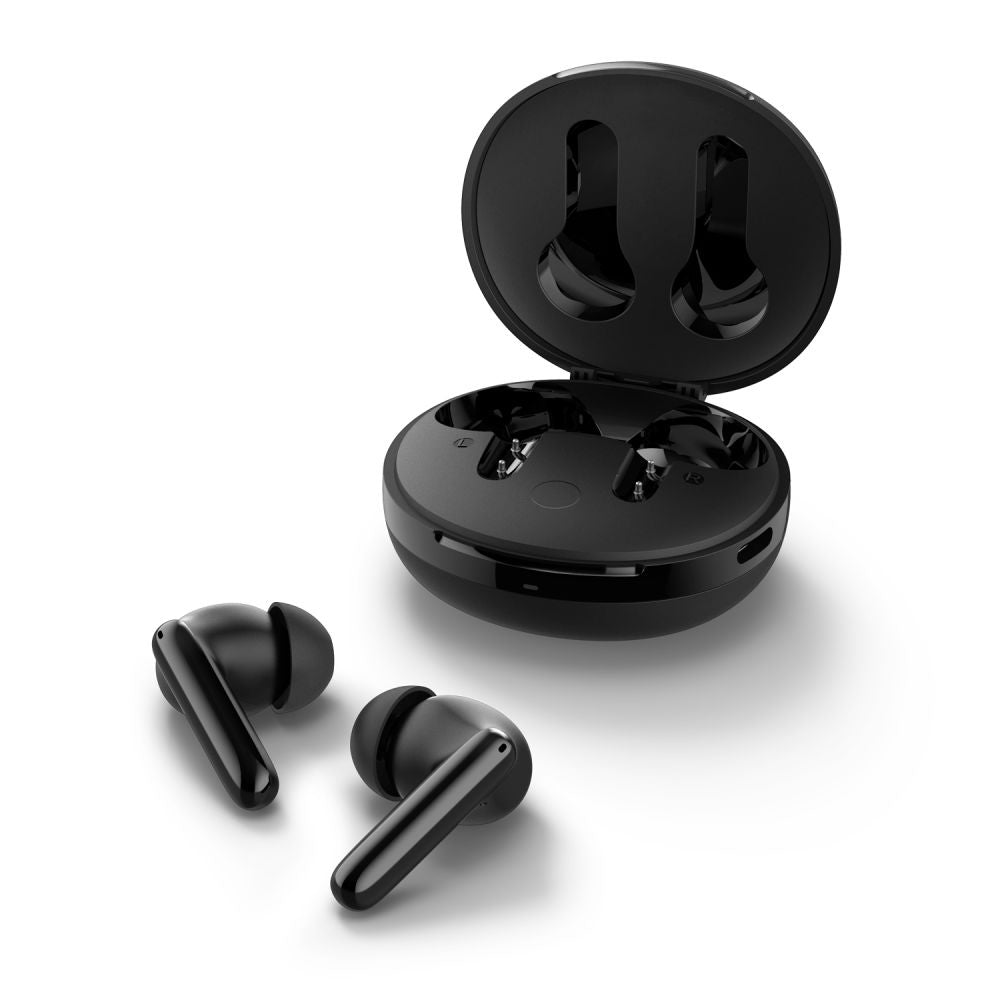 Handsfree Bluetooth Spigen SA2400, TWS, ANC, Negru