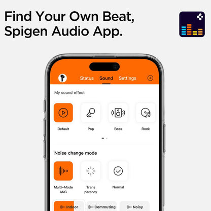 Handsfree Bluetooth Spigen SA2400, TWS, ANC, Negru