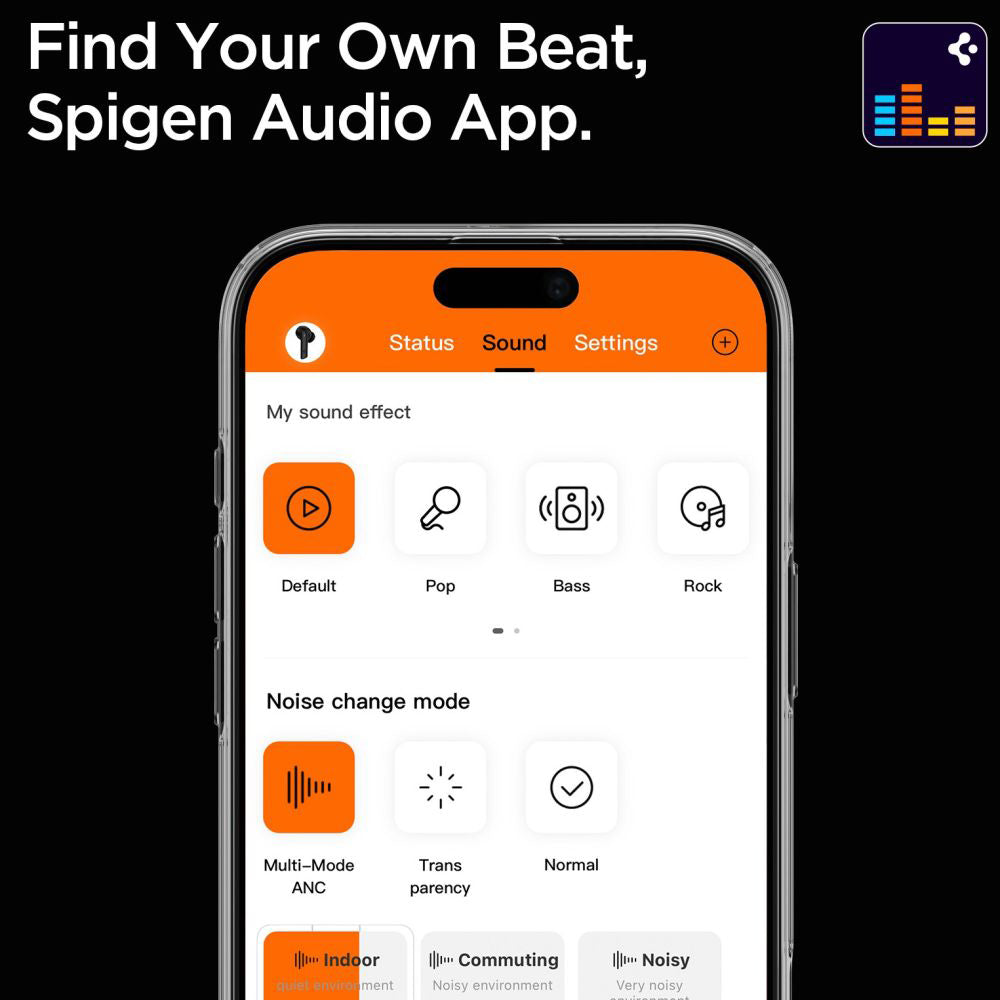 Handsfree Bluetooth Spigen SA2401, TWS, ANC, Alb