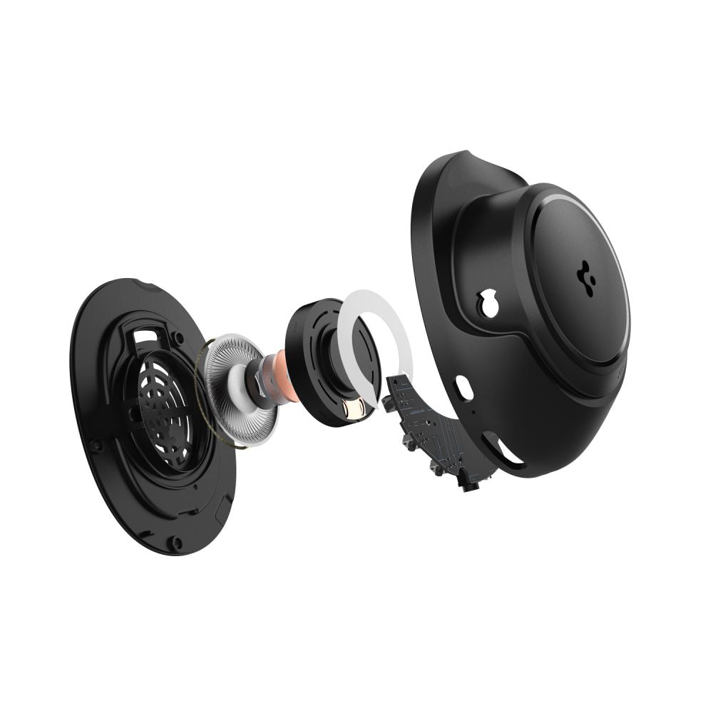 Handsfree Bluetooth Spigen SA2403, A2DP, ANC, Negru