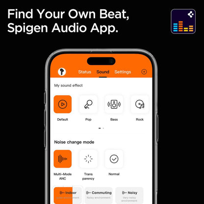 Handsfree Bluetooth Spigen SA2403, A2DP, ANC, Negru