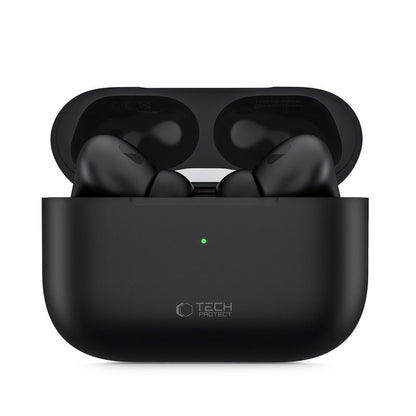 Handsfree Bluetooth Tech-Protect Ultraboost Pro, TWS, Negru