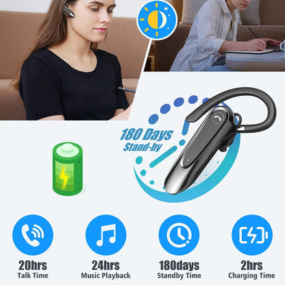 Handsfree Bluetooth Techsuit CB2 AirTalk, A2DP, Negru