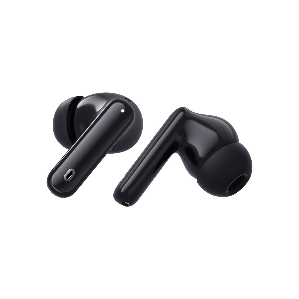 Handsfree Bluetooth Techsuit CW3 WaveBeat 100, TWS, ANC, Negru