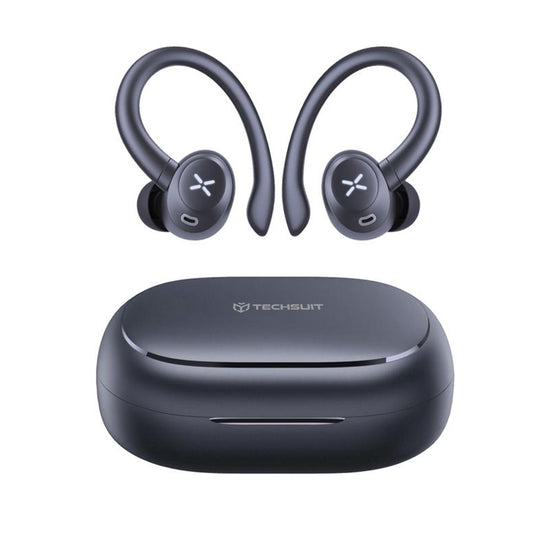 Handsfree Bluetooth Techsuit CW4 AirTune, TWS, Negru