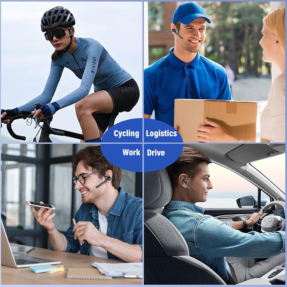 Handsfree Bluetooth Techsuit G9 TalkZen, A2DP, Negru