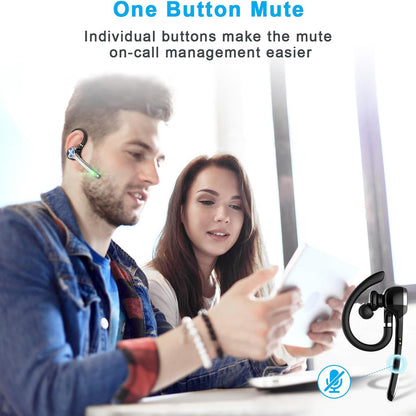 Casca Call Center Bluetooth Techsuit Hearyo A6L, Neagra