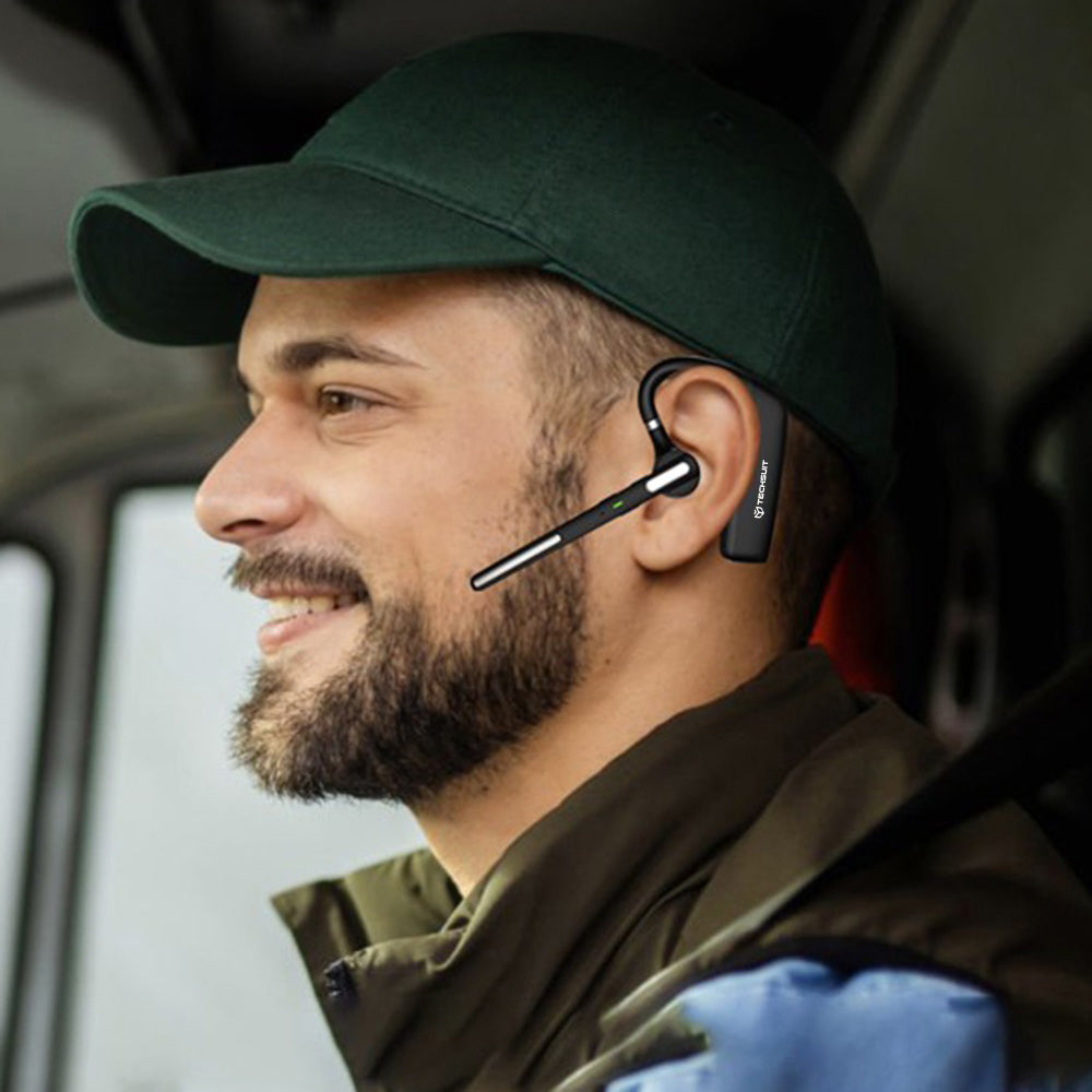 Handsfree Bluetooth Techsuit  PowerTalks G6, MultiPoint, A2DP, Negru