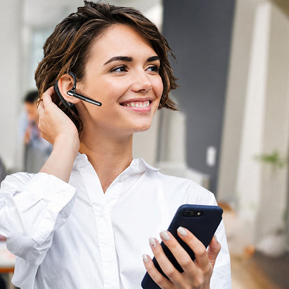 Handsfree Bluetooth Techsuit  PowerTalks G6, MultiPoint, A2DP, Negru