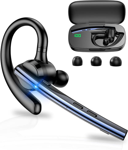 Handsfree Bluetooth Techsuit Vocelis Pro CB4, A2DP, Albastru