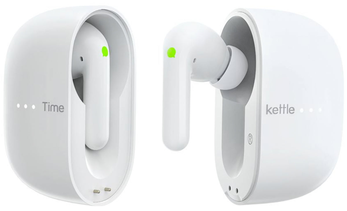 Handsfree Bluetooth Timekettle M3 Translator, TWS, ANC, Alb