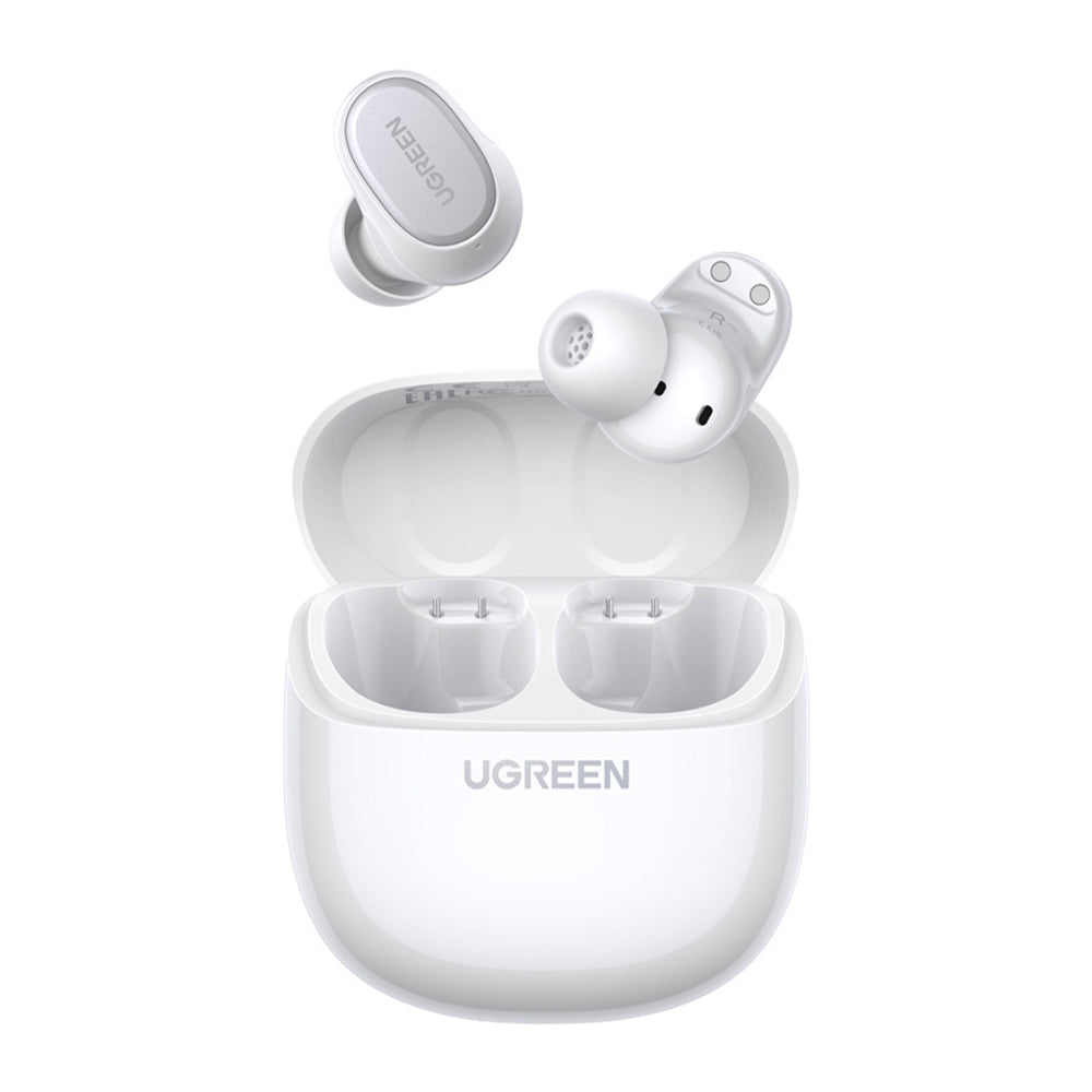 Handsfree Bluetooth UGREEN Dots (75627), TWS, MultiPoint, Alb