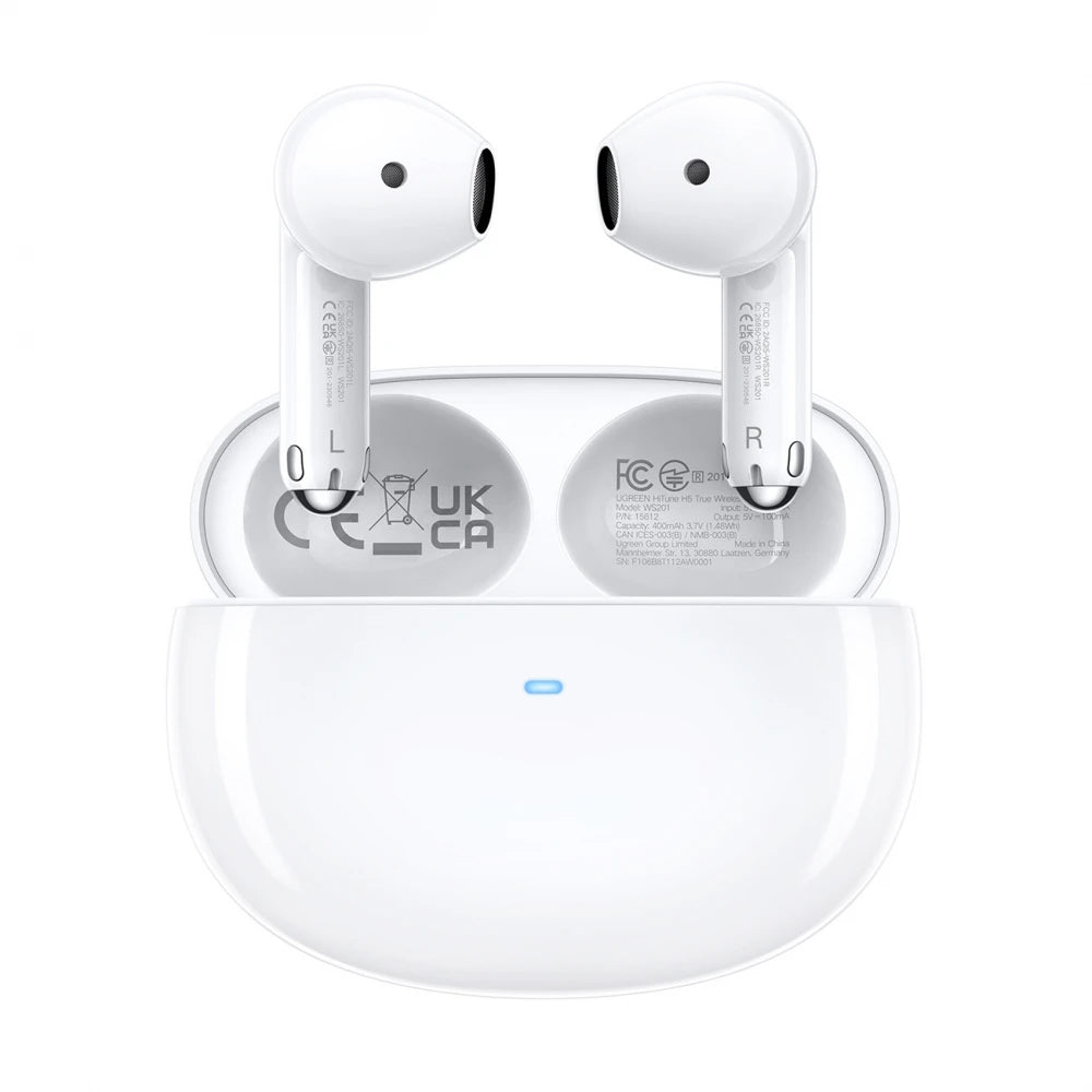 Handsfree Bluetooth UGREEN HiTune H5 WS201, TWS, Alb