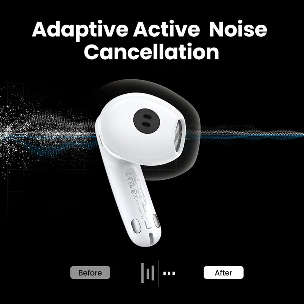 Handsfree Bluetooth UGREEN HiTune H6 Pro WS203, TWS, ANC, Alb