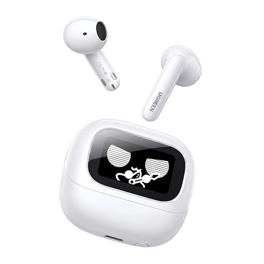 Handsfree Bluetooth UGREEN HiTune H6 Magic WS216 (65386), TWS, ANC, MultiPoint, Alb
