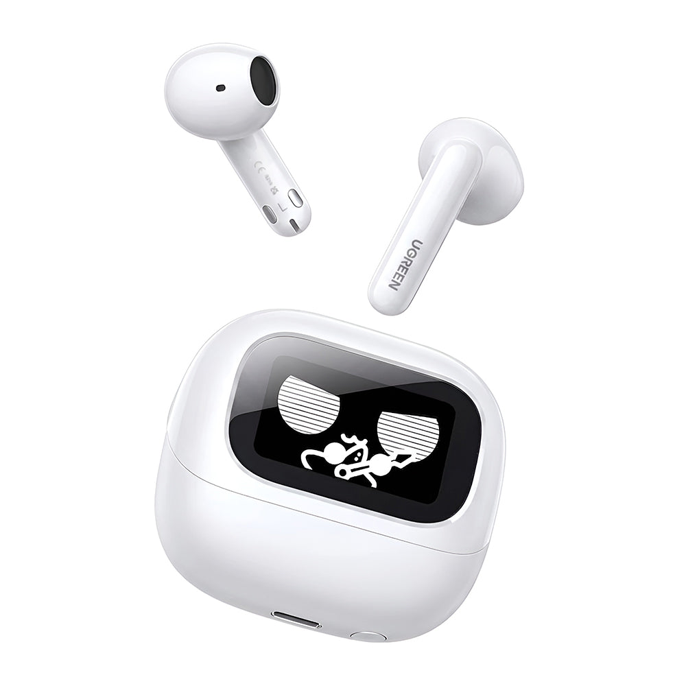 Handsfree Bluetooth UGREEN HiTune H6 Magic WS216 (65386), TWS, ANC, MultiPoint, Alb