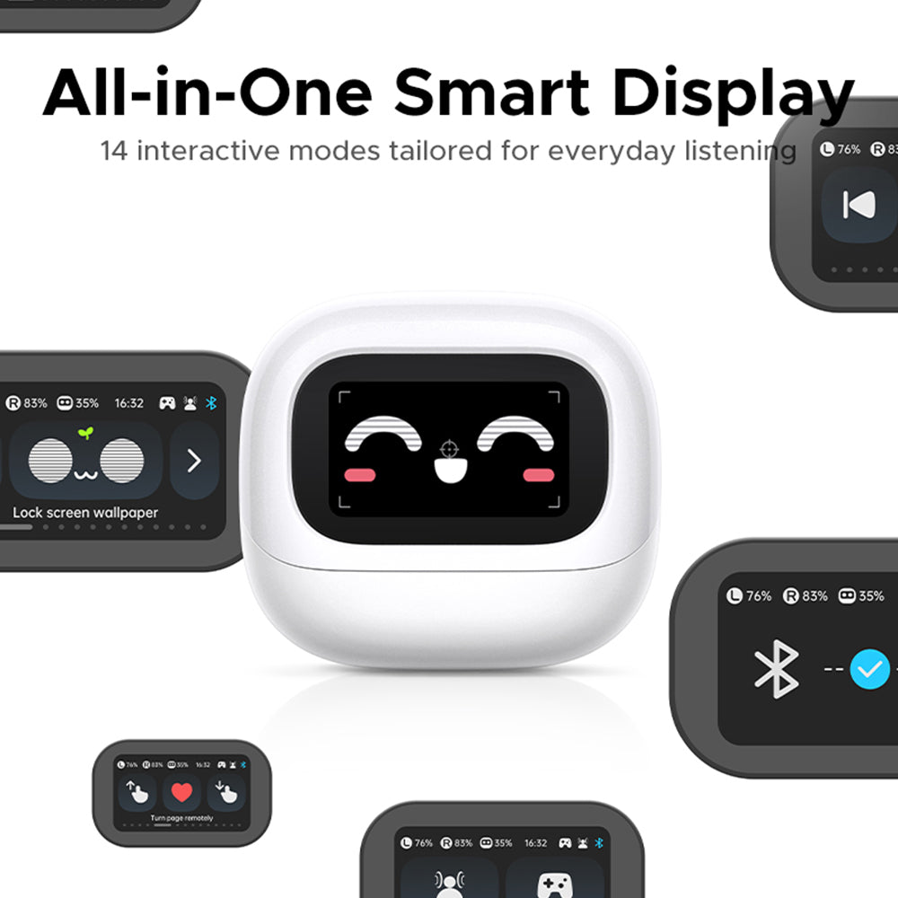 Handsfree Bluetooth UGREEN HiTune H6 Magic WS216 (75288), TWS, ANC, MultiPoint, Gri