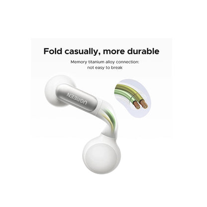 Handsfree Bluetooth UGREEN HiTune S5 True WS210, TWS, Alb