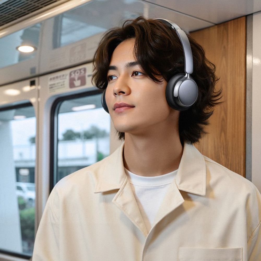 Handsfree Bluetooth UGREEN HiTune Studio Plus HP207, A2DP, ANC, Argintiu