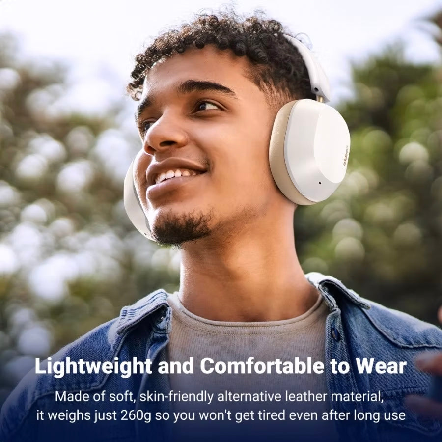 Handsfree Bluetooth UGREEN HiTune Max5C HP203, A2DP, ANC, Alb