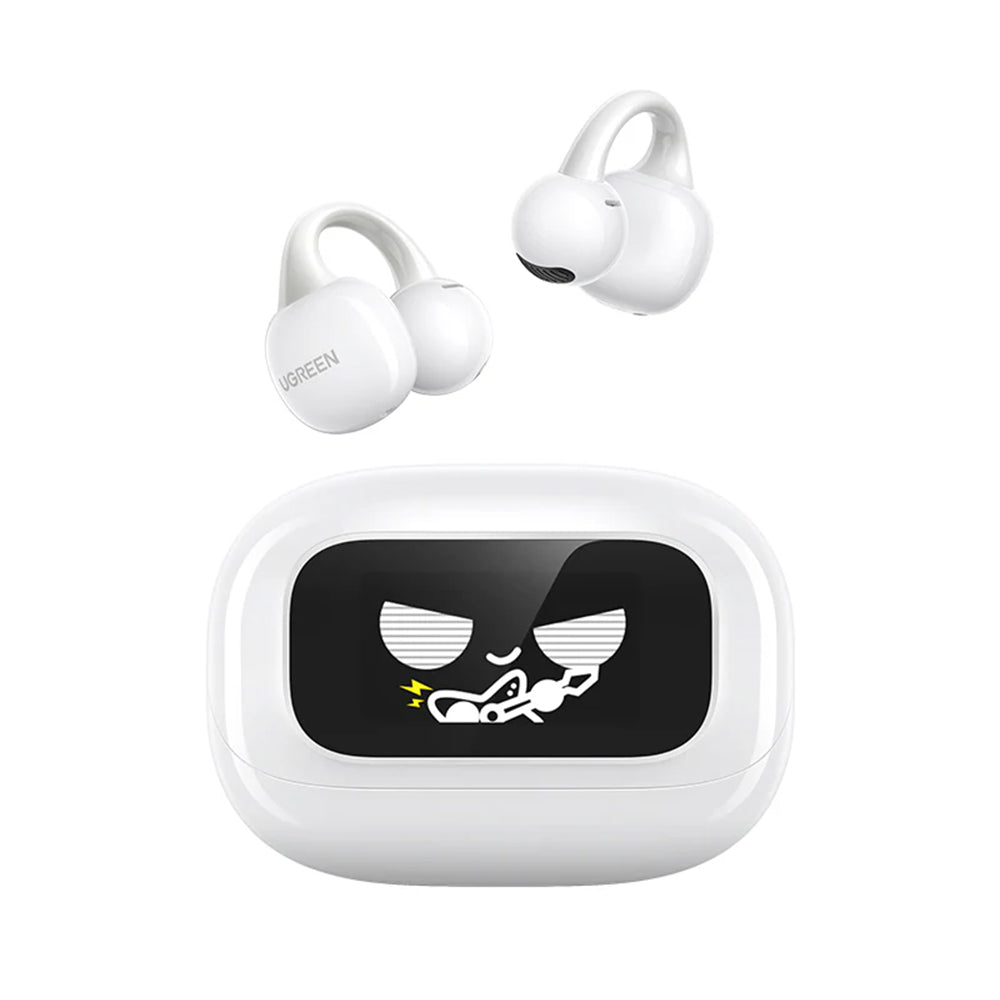 Handsfree Bluetooth UGREEN S6 ClipBuds Magic WS208, TWS, Alb