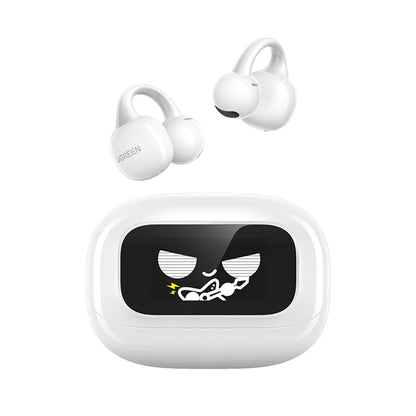 Handsfree Bluetooth UGREEN S6 ClipBuds Magic WS208, TWS, Alb