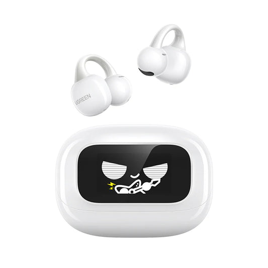 Handsfree Bluetooth UGREEN S6 ClipBuds Magic WS208, TWS, Alb