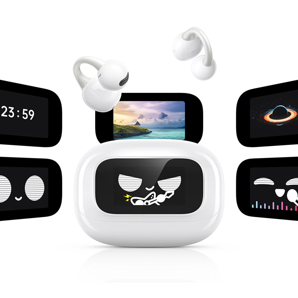 Handsfree Bluetooth UGREEN S6 ClipBuds Magic WS208, TWS, Alb