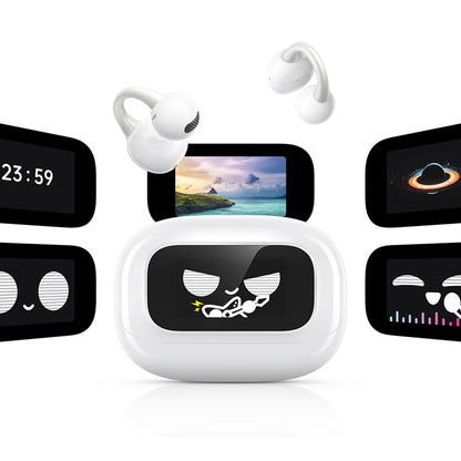 Handsfree Bluetooth UGREEN S6 ClipBuds Magic WS208, TWS, Alb