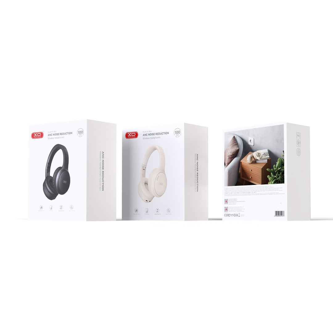 Handsfree Bluetooth XO Design BE41, A2DP, ANC, Alb